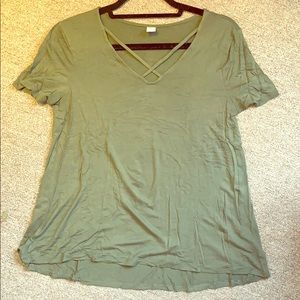 Olive Old Navy T